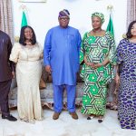 L-R: Deputy Director, Legal and Regulatory Services, Nigerian Communications Commission (NCC) Lawrence Abang; Plateau State Deputy Governor, Josephine Piyo; Executive Governor, Plateau State Caleb Mutfwang; Executive Commissioner Stakeholder Management, NCC, Rimini Makama; Director, Digital Economy, NCC, Helen Obi during the Commission’s courtesy visit on the Plateau State Governor in Jos, Plateau State.